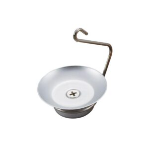Metal hanging hook with circular holder