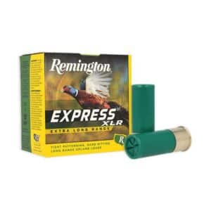 Remington Express XLR shotgun shells box and cartridge.