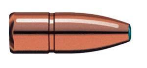 Copper bullet for firearms ammunition.