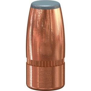 Copper bullet with blue tip