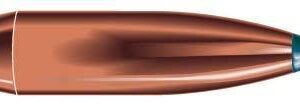 Illustration of a copper bullet with green tip.