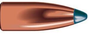 Illustration of a bullet with a copper jacket