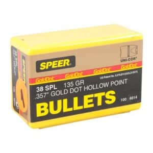 Speer .38 SPL Gold Dot ammo box