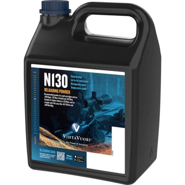 Vihtavuori N130 reloading powder container
