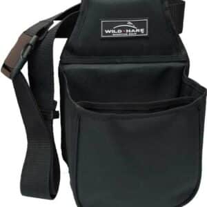 Shooting gear shell pouch with adjustable strap