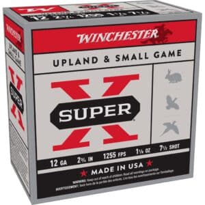 Winchester Super X ammunition box, 12 gauge, USA.
