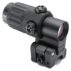 Black tactical scope with adjustable mount