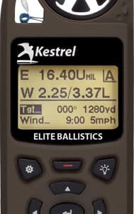 Kestrel ballistic weather meter with digital display.
