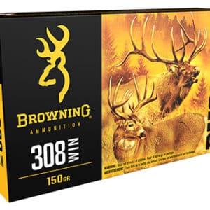 Browning BXS ammunition box with deer image