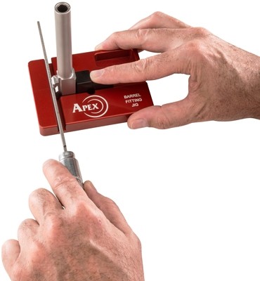 104141ax bbl 2.jpg Hand using Apex barrel fitting tool
