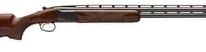 Double-barrel shotgun with wooden stock