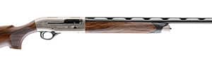 Semi-automatic shotgun with wooden stock