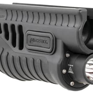 Tactical flashlight integrated into a foregrip