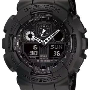 Black digital and analog Casio G-Shock watch