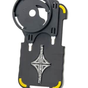 Phone Skope adapter for smartphone optics attachment.