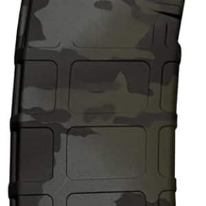 Camouflage rifle magazine with textured design