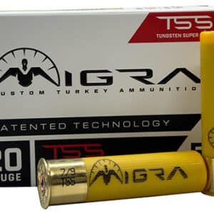 Migra 20 gauge turkey ammunition box and shells
