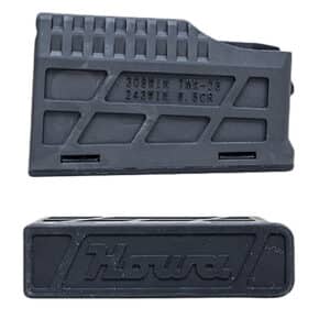 Plastic Howa rifle magazine with engravings