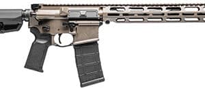 Tactical rifle with magazine and adjustable stock