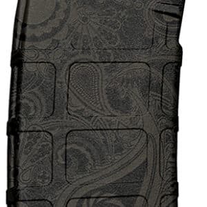 Decorative rifle magazine with intricate design