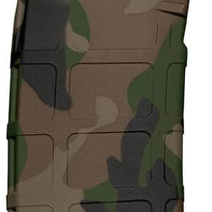 Camo rifle magazine, 5.56x45 NATO, green and brown