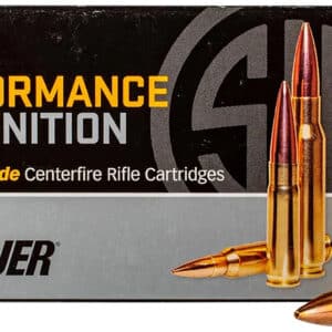 Elite performance ammunition box with cartridges