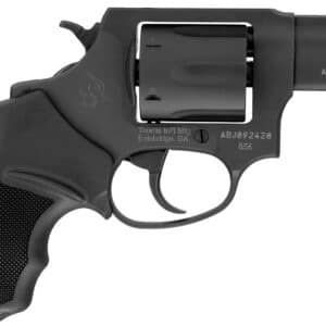 Black Taurus revolver side view