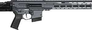 Modern tactical rifle with rail system and grip
