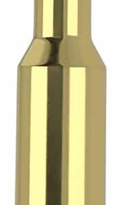 Close-up of rifle bullet with green tip