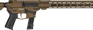 Brown assault rifle with long barrel