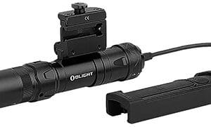 Olight flashlight with remote pressure switch