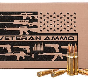 Veteran Ammo box with bullets displayed in front.