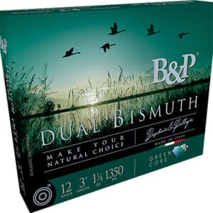 B&P Dual Bismuth shotgun shells packaging