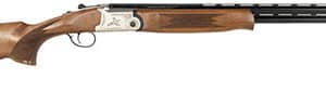 Double-barrel shotgun with wooden stock