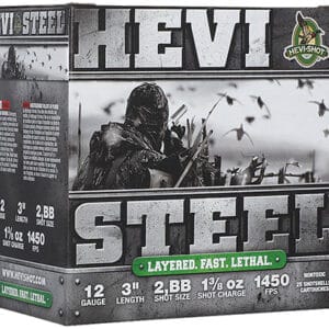 HEVI-Steel ammunition box with hunting design.