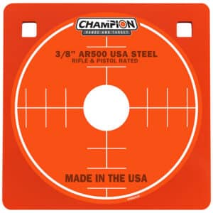 Champion AR500 steel shooting target, USA made.
