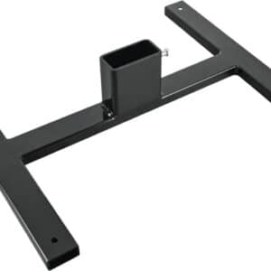 Heavy-duty steel post support bracket