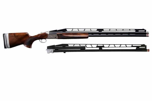Double-barrel shotgun with interchangeable barrels