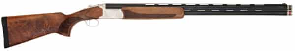 Side view of double-barreled shotgun
