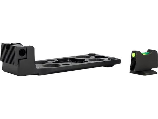Gun sight mount with rear and front sights