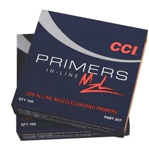 CCI 209 inline muzzleloading primers packaging