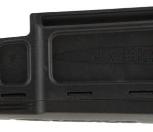 Black magazine for firearms ammunition storage