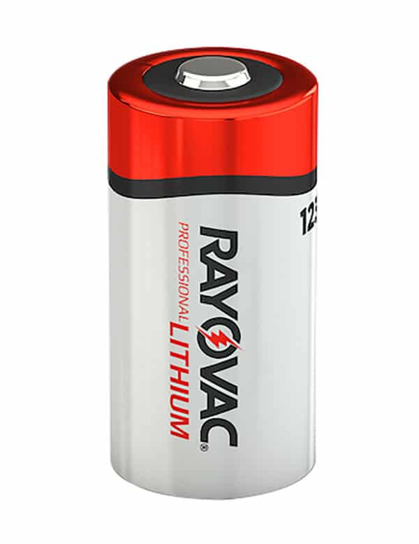 Rayovac professional lithium battery close-up