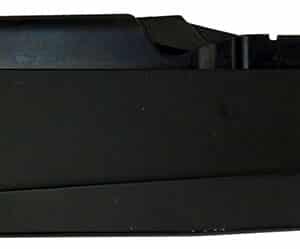 Black camera battery charger on white background