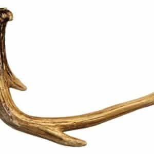Wooden antler-shaped decorative piece