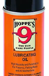 Hoppe's lubricating oil spray can for firearms.