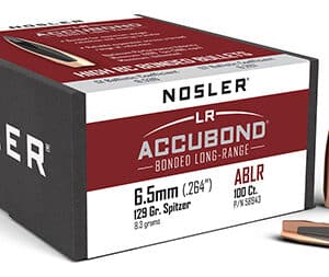 Nosler AccuBond 6.5mm ammunition packaging