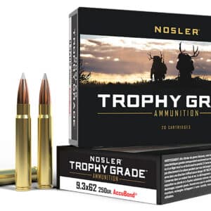 Nosler Trophy Grade Ammunition 9.3x62 250-Grain