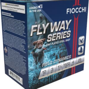 Fiocchi Flyway Series zinc plated steel shot box.