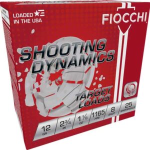 Fiocchi Shooting Dynamics Target Loads ammunition box